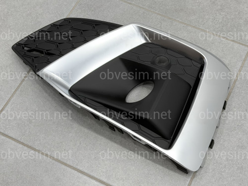 Решетка бампера ЛЕВАЯ S-Line 8W6807681T3Q7 для Audi A5 B9 2020-2025