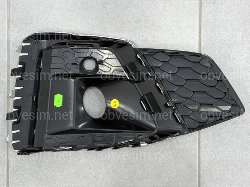 Решетка бампера ЛЕВАЯ S-Line 8W6807681T3Q7 для Audi A5 B9 2020-2025