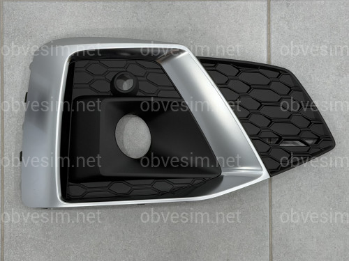 Решетка бампера ПРАВАЯ S-Line 8W6807682T3Q7 для Audi A5 B9 2020-2025