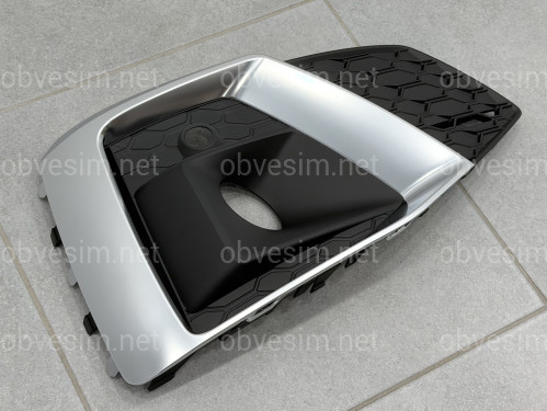 Решетка бампера ПРАВАЯ S-Line 8W6807682T3Q7 для Audi A5 B9 2020-2025