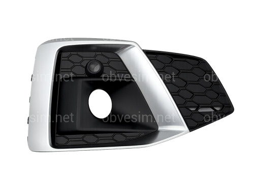 Решетка бампера ПРАВАЯ S-Line 8W6807682T3Q7 для Audi A5 B9 2020-2025