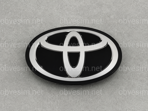 Эмблема под стеклом Toyota Land Cruiser 200 2015-2022 / Prado 150 2018+