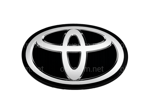 Эмблема под стеклом Toyota Land Cruiser 200 2015-2022 / Prado 150 2018+