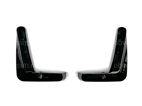 Брызговики задние Lexus ES 2012-2017 черный глянец комплект 2шт.