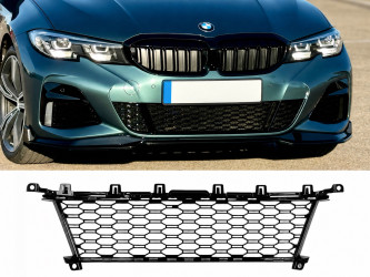 Решетка переднего бампера (средняя) - M Paket - BMW 3 (G20/G21) 2018-2022 51118075642