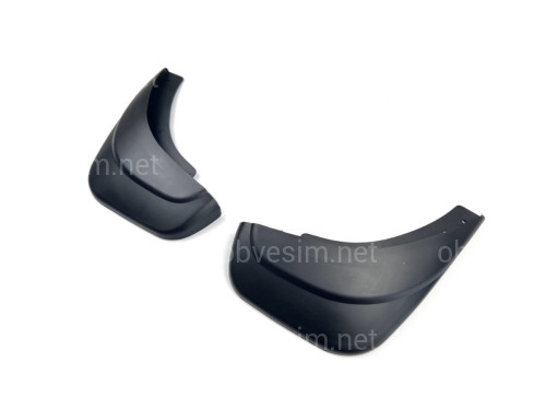 Брызговики задние для Mazda 2 хэтчбек 2007–2014, комплект 2 шт
