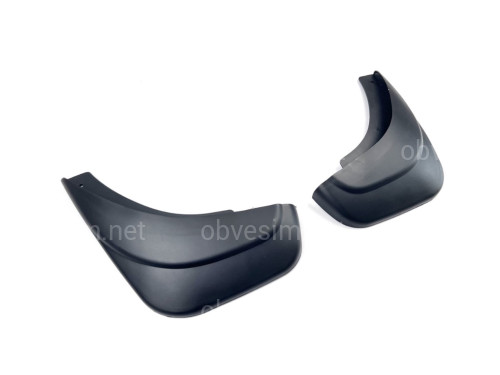 Брызговики задние для Mazda 2 хэтчбек 2007–2014, комплект 2 шт