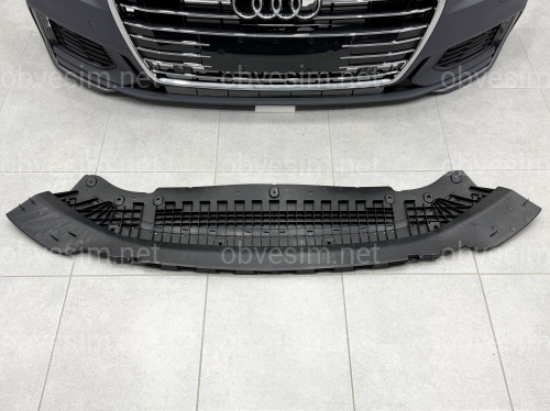 Бампер передний в сборе S-Line CHROME для Audi A6 C8 2018+