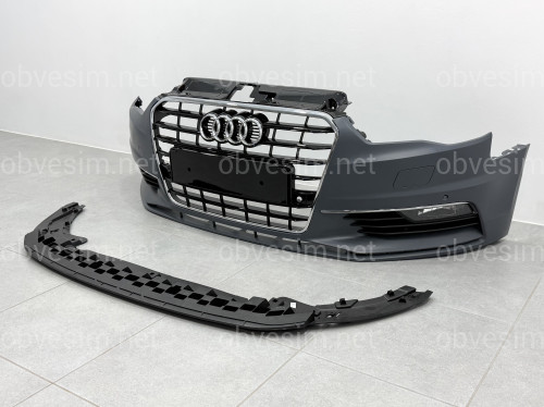 Бампер передний в сборе для Audi A3 СЕДАН 2014-2017