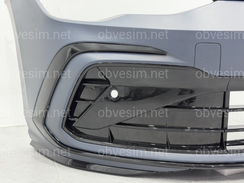 Передний бампер R LINE Volkswagen Golf 8 2021-