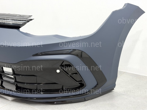 Передний бампер R LINE Volkswagen Golf 8 2021-