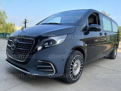 Бампер передний AMG CHROME 2024+ Mercedes V Class Vito Metris W447 2014-