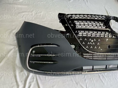 Бампер передний AMG CHROME 2024+ Mercedes V Class Vito Metris W447 2014-