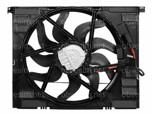 17428666816 BMW диффузор радиатора с вентилятором 2.0 500W