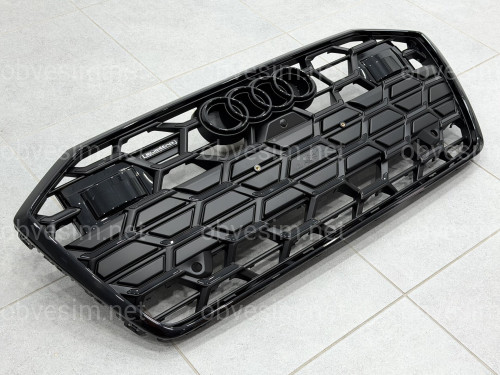 Решетка бампера S-line 2022+ BLACK 4K0853651T 3FZ для Audi A6 C8 2018+