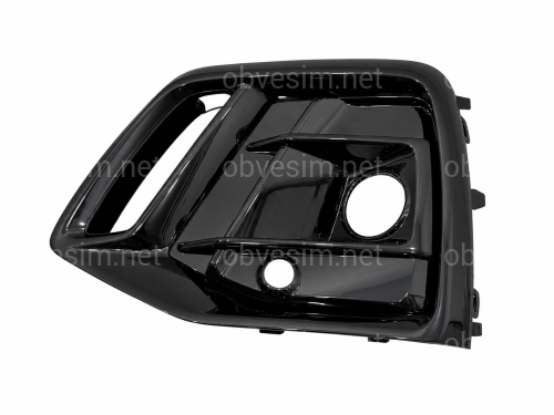 Решетка бампера ЛЕВАЯ S-Line BLACK 80G807679Q Y9B для AUDI Q5 2020-2024