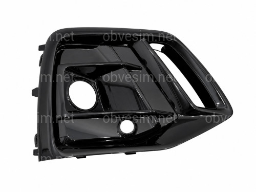 Решетка бампера ПРАВАЯ S-Line BLACK 80G807680Q Y9B для AUDI Q5 2020-2024