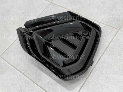Решетка бампера S-Line BLACK ЛЕВАЯ 83G807681A T94 для Audi Q3 2019-