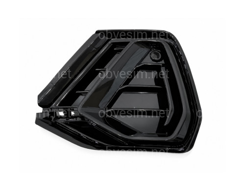 Решетка бампера S-Line BLACK ЛЕВАЯ 83G807681A T94 для Audi Q3 2019-