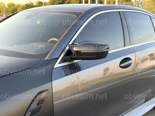 Корпуса зеркал M LOOK BMW G11 G12 G14 G15 G16 G20 G21 G22 G23 G26 G30 G31 G32 черный глянец V2