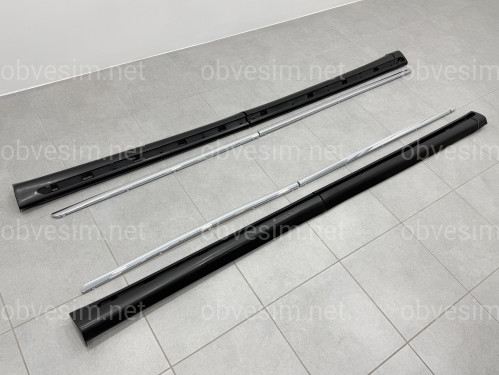 Накладки на пороги AMG COMPACT / LONG Mercedes-Benz Vito V-Class w447 2015- 2 сдвижные двери