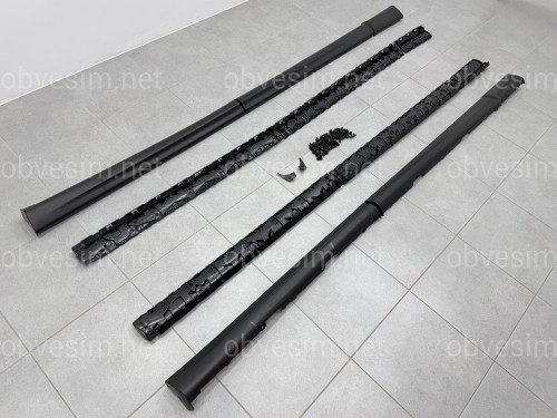 Накладки на пороги AMG EXTRALONG Mercedes-Benz Vito V-Class w447 2015- 2 сдвижные двери