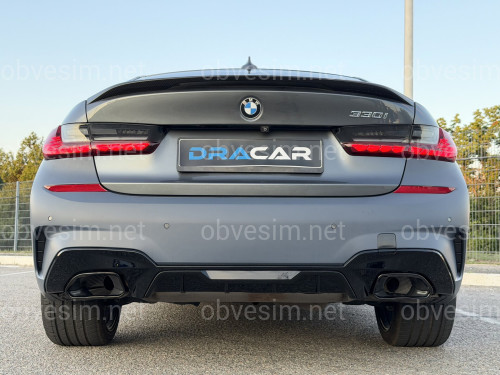 Бампер задний с насадками M340i для BMW 3 series G20 2018-2022