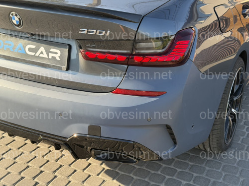 Бампер задний с насадками M340i для BMW 3 series G20 2018-2022