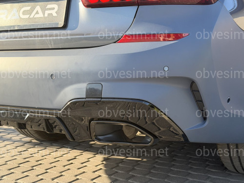 Бампер задний с насадками M340i для BMW 3 series G20 2018-2022