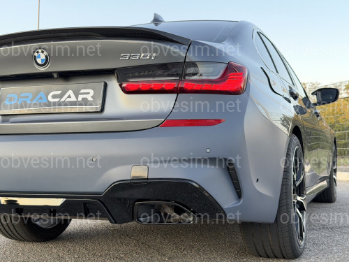 Бампер задний с насадками M340i для BMW 3 series G20 2018-2022