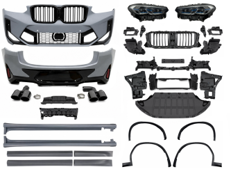 Рестайлинг комплект обвеса X4M F98 2022+ для BMW X4 G02 F98 2018-2021