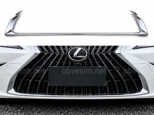 Хром молдинг решетки нижний 5312233060 Lexus ES 2018-2025
