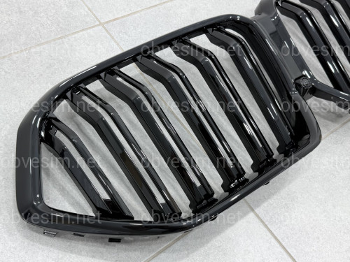 Решетка радиатора ноздри стиль Х6M F96 для BMW X6 G06 2019- черный глянец