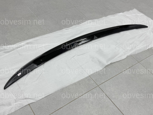 Спойлер лип багажника для BMW 7 series G11 G12 2015-2022 ABS пластик, черный глянец