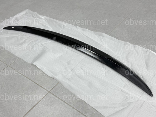 Спойлер лип багажника для BMW 7 series G11 G12 2015-2022 ABS пластик, черный глянец