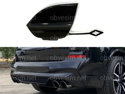Заглушка буксира заднего бампера BMW X3M F97 G01 2018-2021 ДОРЕСТ.