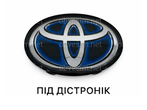 Эмблема TOYOTA под ДИСТРОНИК под стекло синяя 5314142020