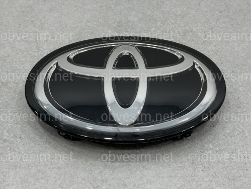 Эмблема TOYOTA под ДИСТРОНИК под стеклом чорная 90975C2023