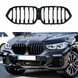 Решетка радиатора ноздри M-Performance для BMW X6 G06 2019- черный глянец