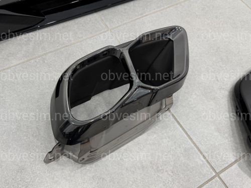 Комплект обвеса M paket LCI Paradigm для BMW X6 G06 2023+, цвет черный глянец