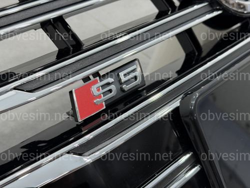 Решетка радиатора S5 CHROME для Audi A5 2016-2020