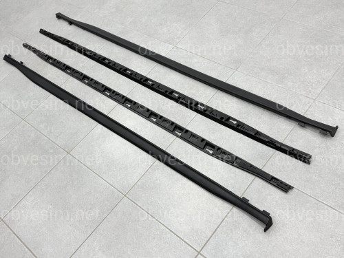 Лезвия на пороги GTI для Volkswagen Golf 8 2021-