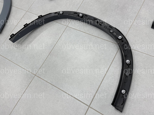Расширители накладки арок M Paket BMW X1 U11 U12 2023- 4шт.