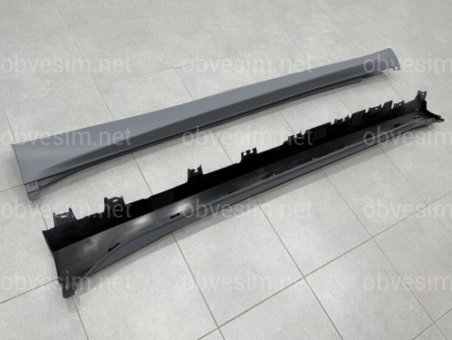 Комплект обвеса X5M F95 BMW для G05 2018-2022 (бампера в сборе, пороги, арки, ноздри, корпуса зеркал, жабры, спойлер)