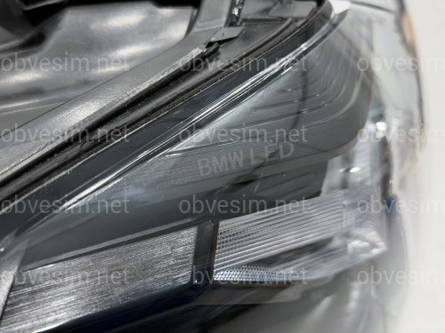Комплект рестайлинга передней части в стиле M5 LCI 2020+ для BMW 5 series G30 G31 2016-2020 с фарами Shadow Line