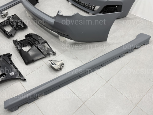 Комплект обвеса рестайлинг M paket LCI 2020+ для BMW 5 series G30 2016-2020 с фарами BMW Laser