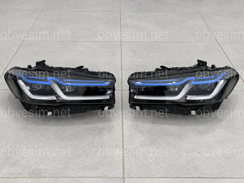Комплект рестайлинга передней части M paket LCI 2020+ для BMW 5 series G30 G31 2016-2020 с фарами BMW Laser