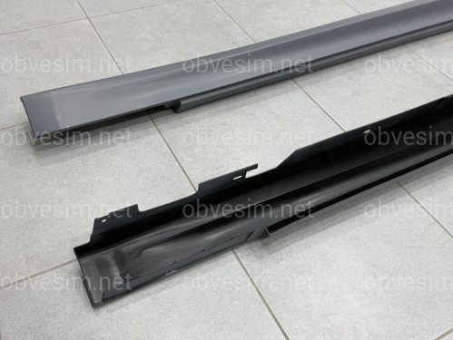 Комплект обвеса рестайлинг M paket LCI 2020+ для BMW 5 series G30 2016-2020 с фарами Shadow Line
