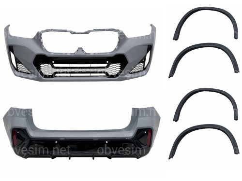 Обвес M пакет BMW X1 U11 U12 2022+ (бампер передний / задний, арки)