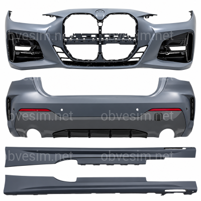 Комплект обвеса M пакет BMW 4 series G22 G23 2020- бампер передний / задний, пороги
